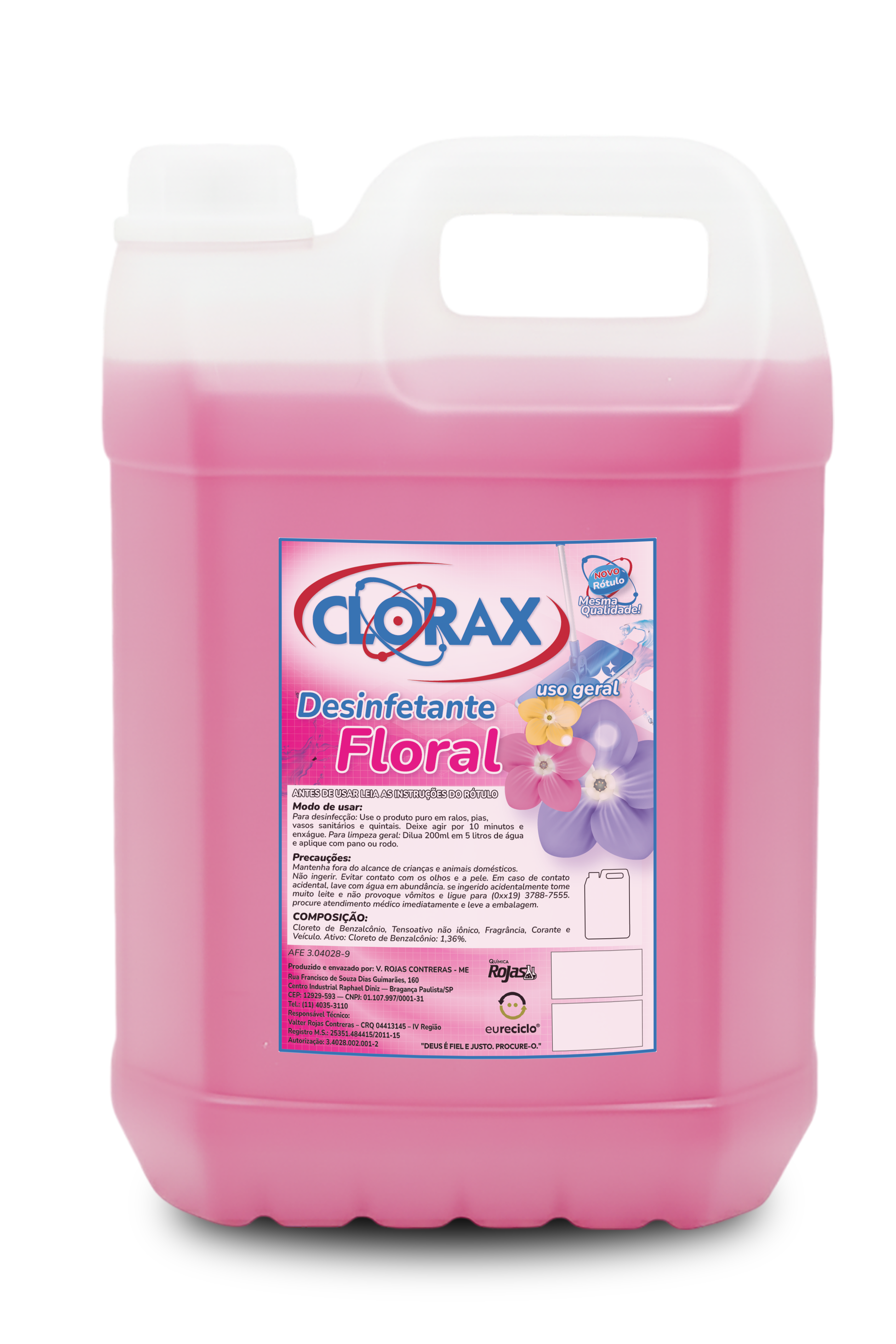 Garrafa de 5L do produto Floral